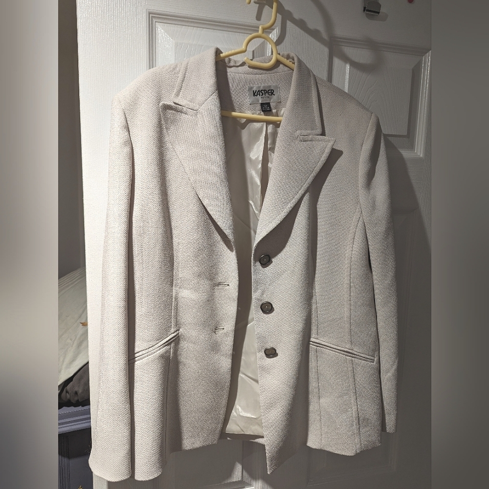 Kasper White Summer Blazer